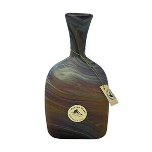 Brand New HEBRON PHOENICIAN VASE Hand Blown FROM ISRAEL Multicolor 8" In Height